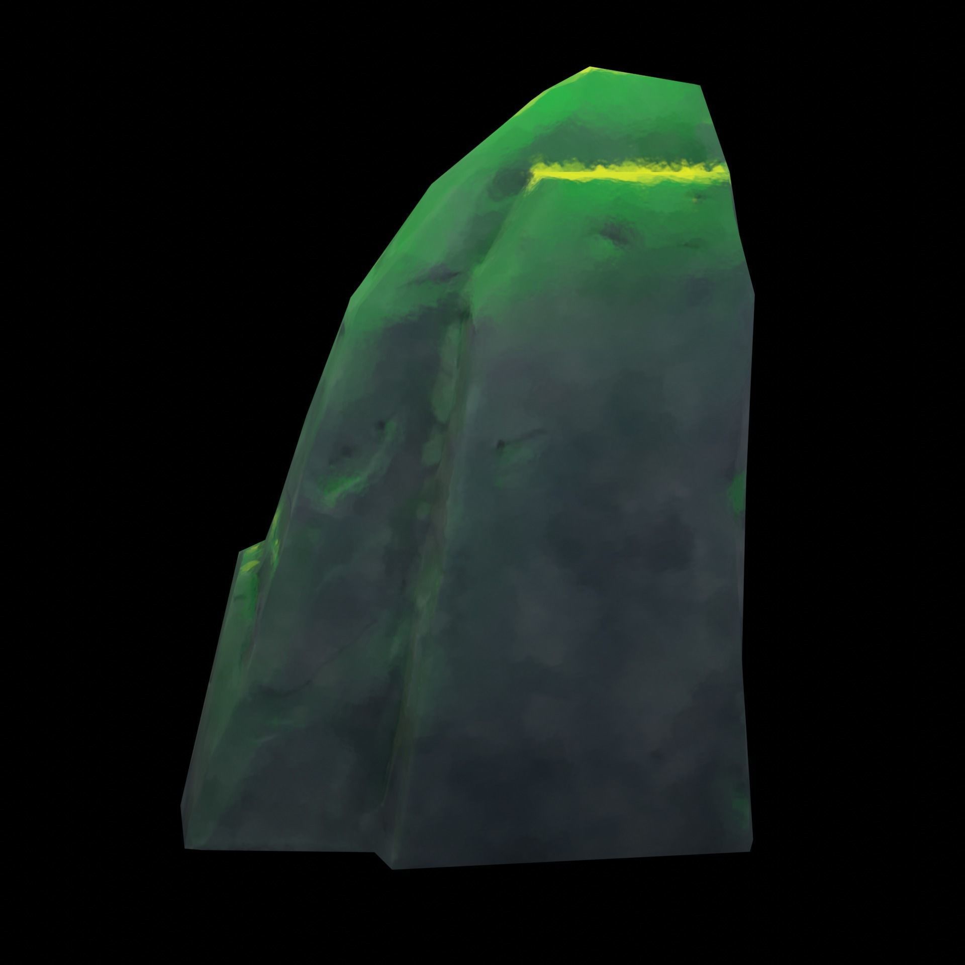 Stylized Ghibli Rocks 2 Low-poly 3D model_8