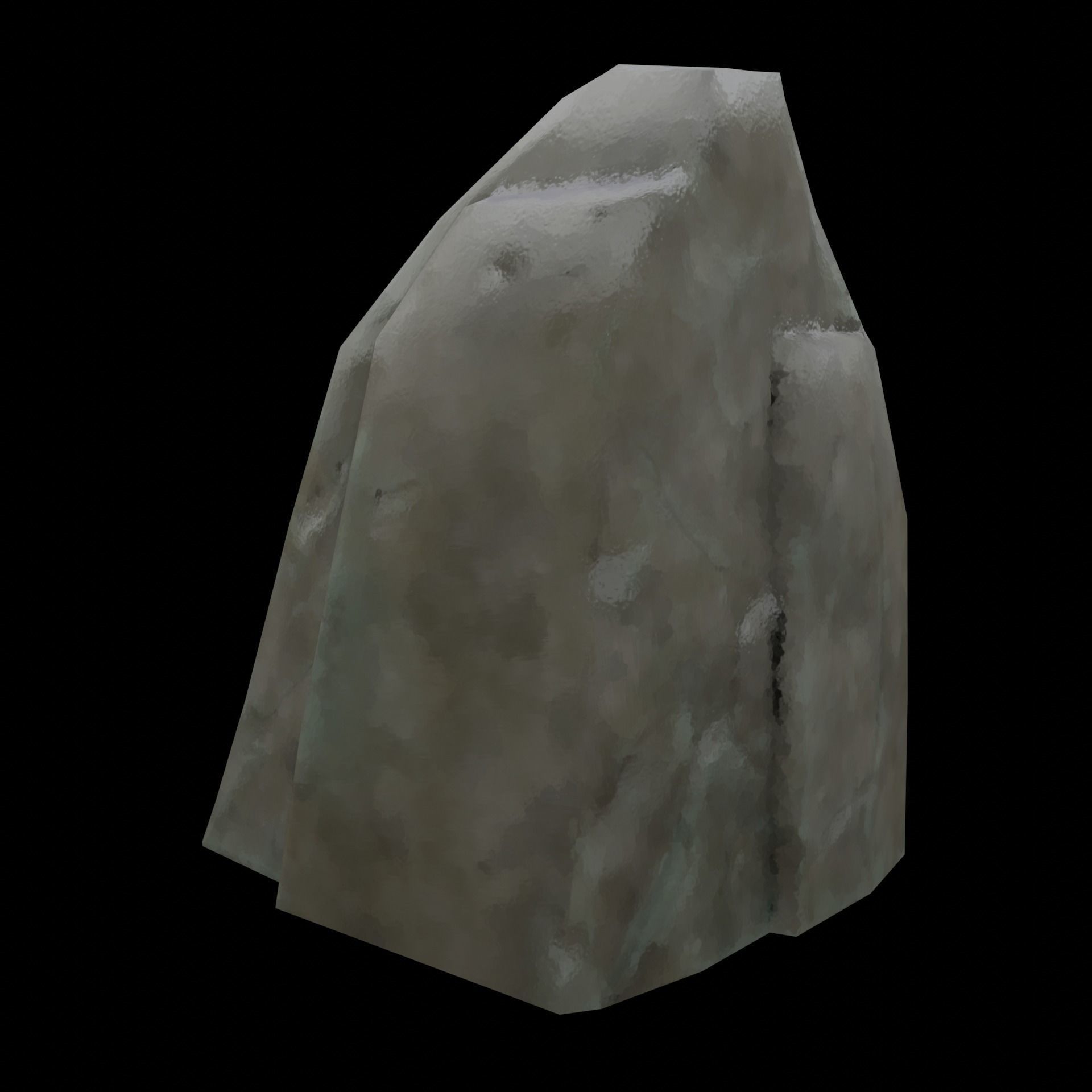 Stylized Ghibli Rocks 2 Low-poly 3D model_6