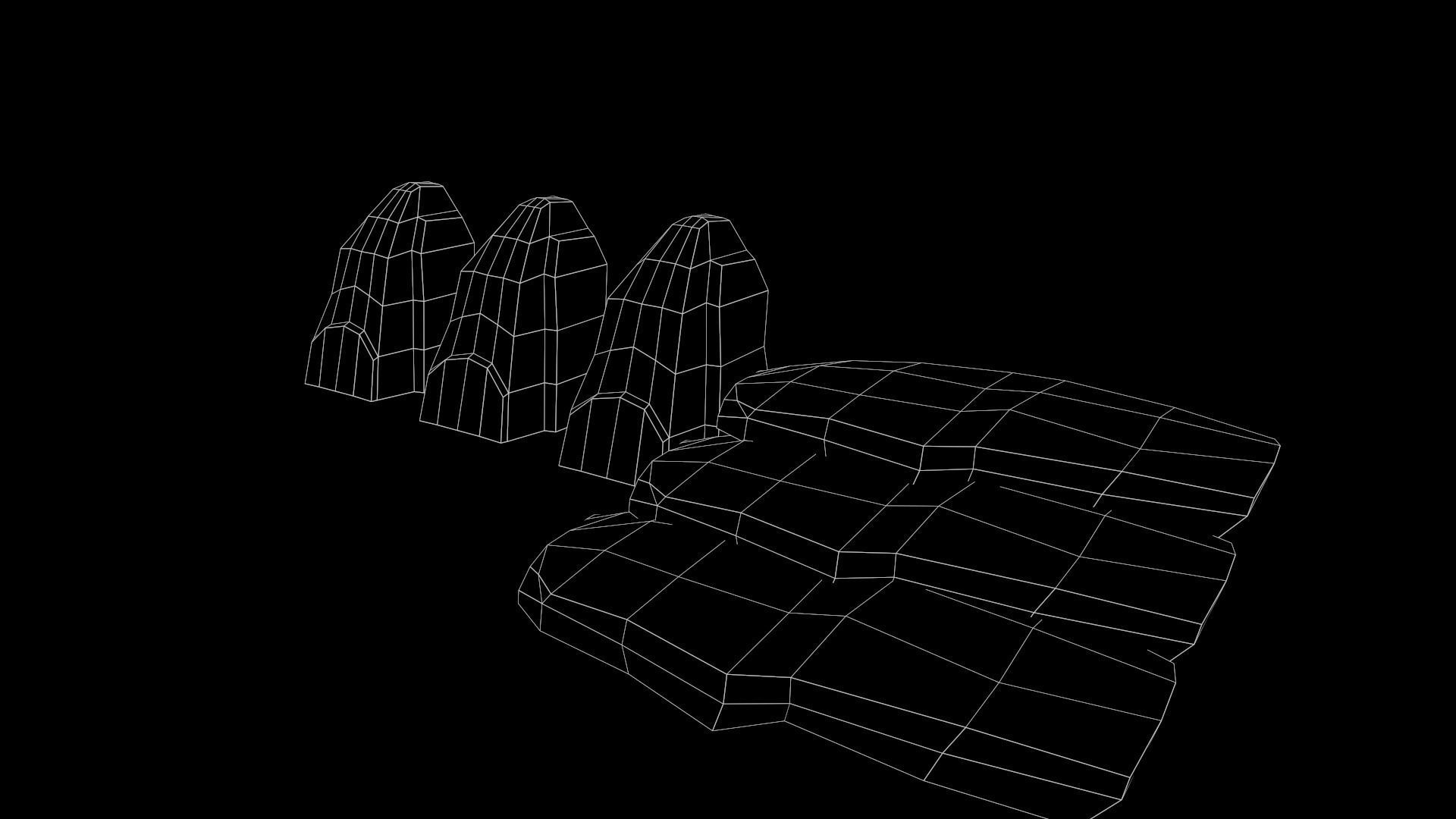 Stylized Ghibli Rocks 2 Low-poly 3D model_16