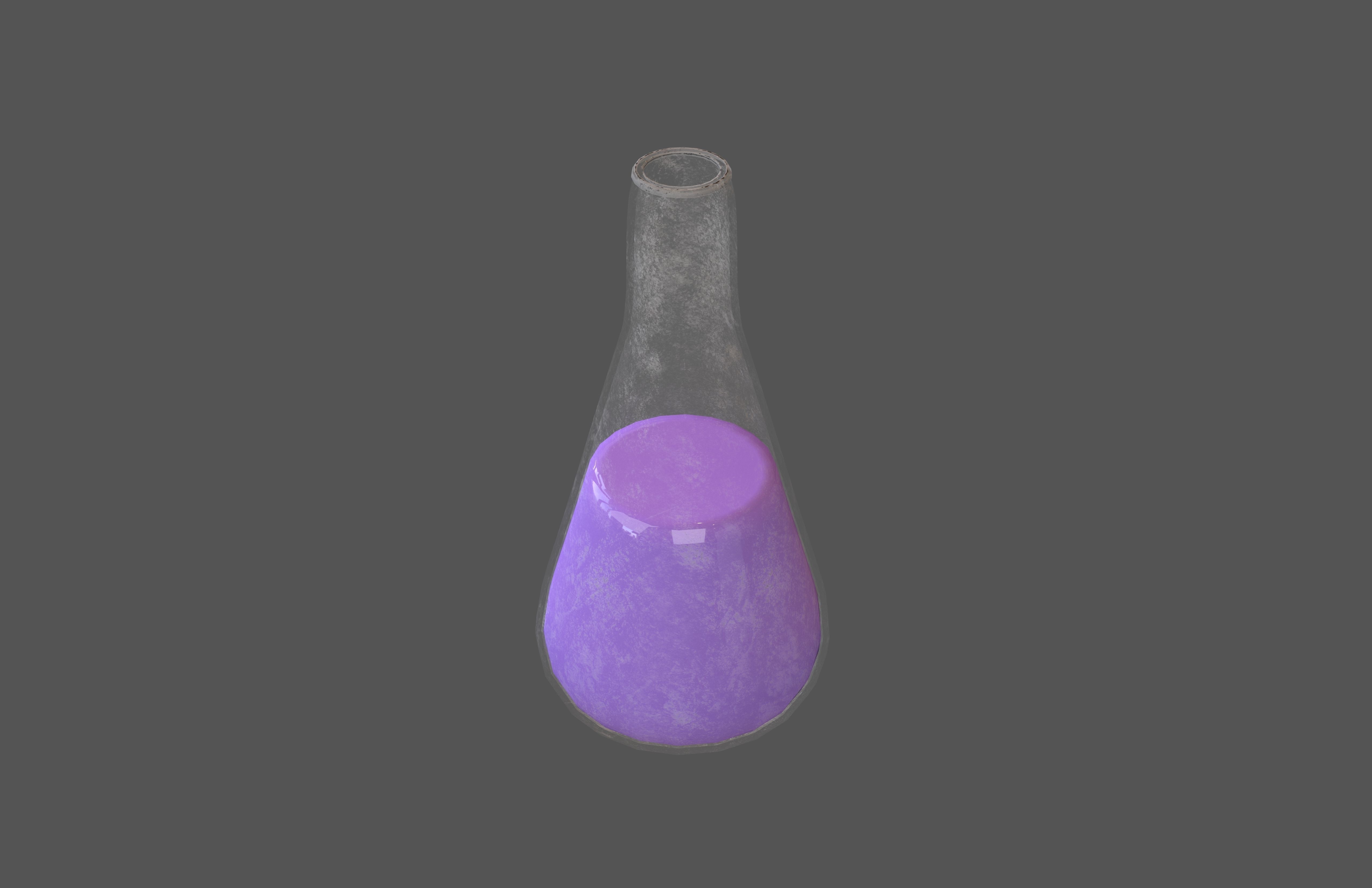 Laboratory Bottle v2 002 Low-poly 3D model_2