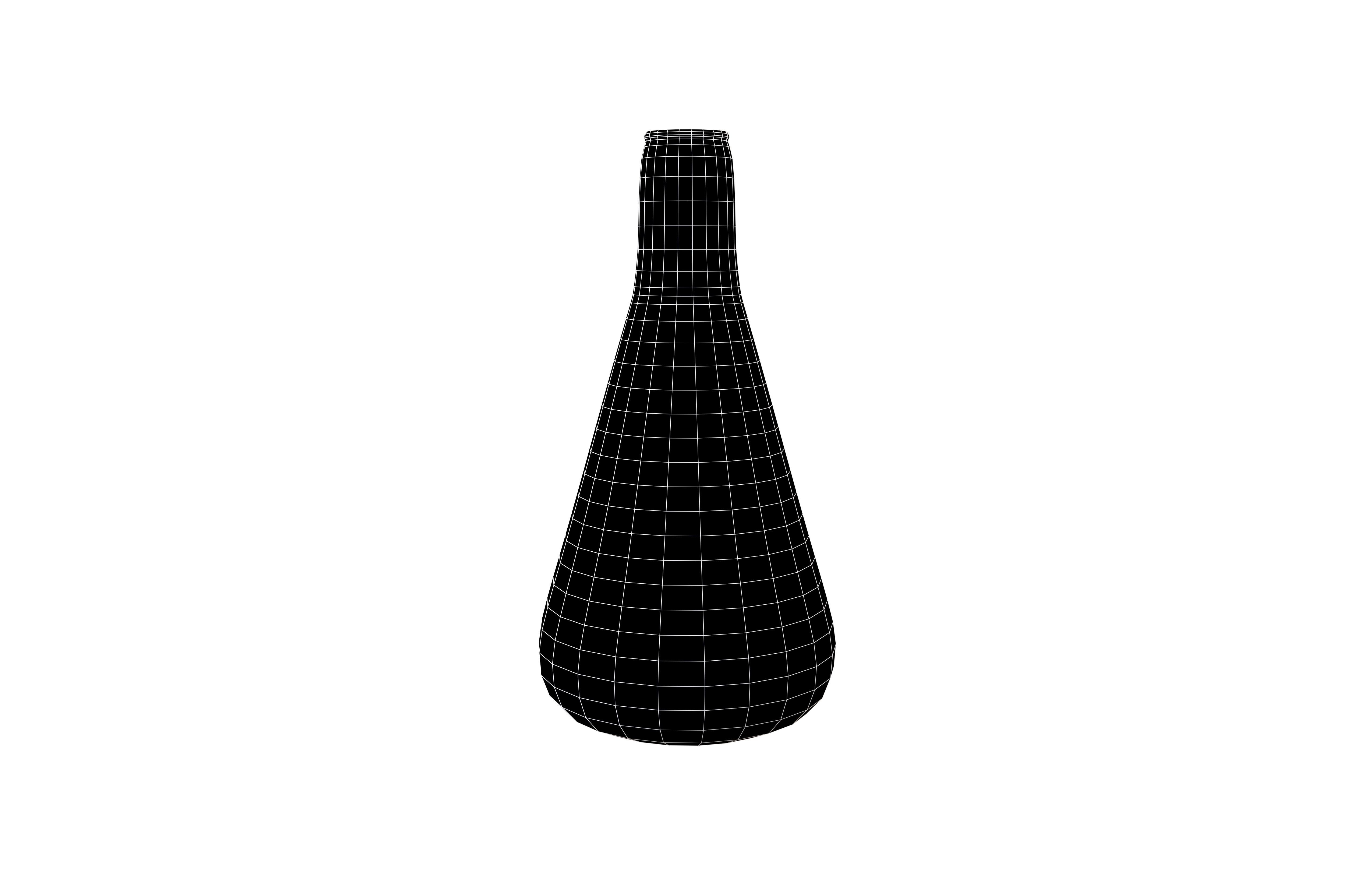 Laboratory Bottle v2 002 Low-poly 3D model_4