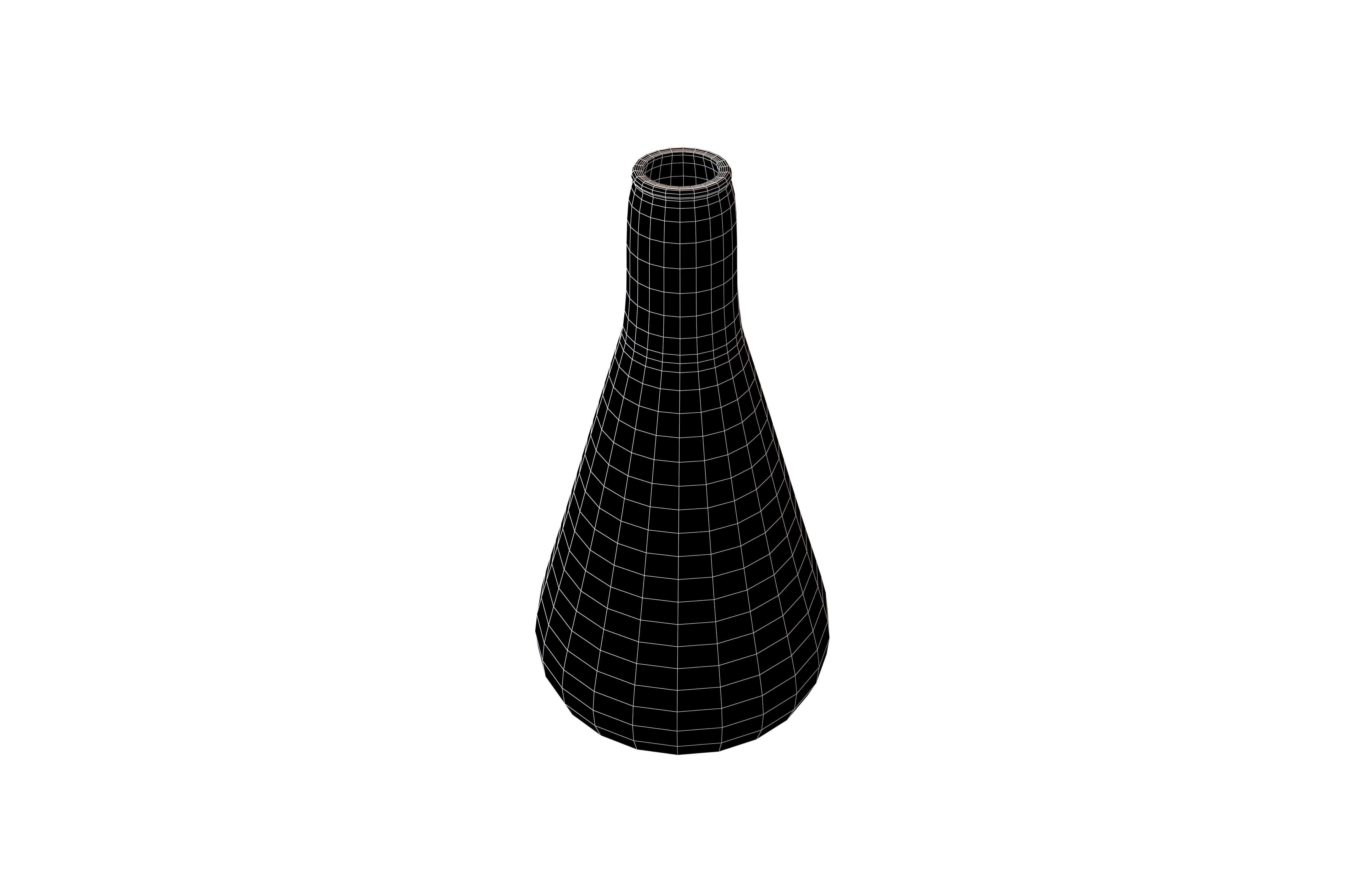 Laboratory Bottle v2 002 Low-poly 3D model_7