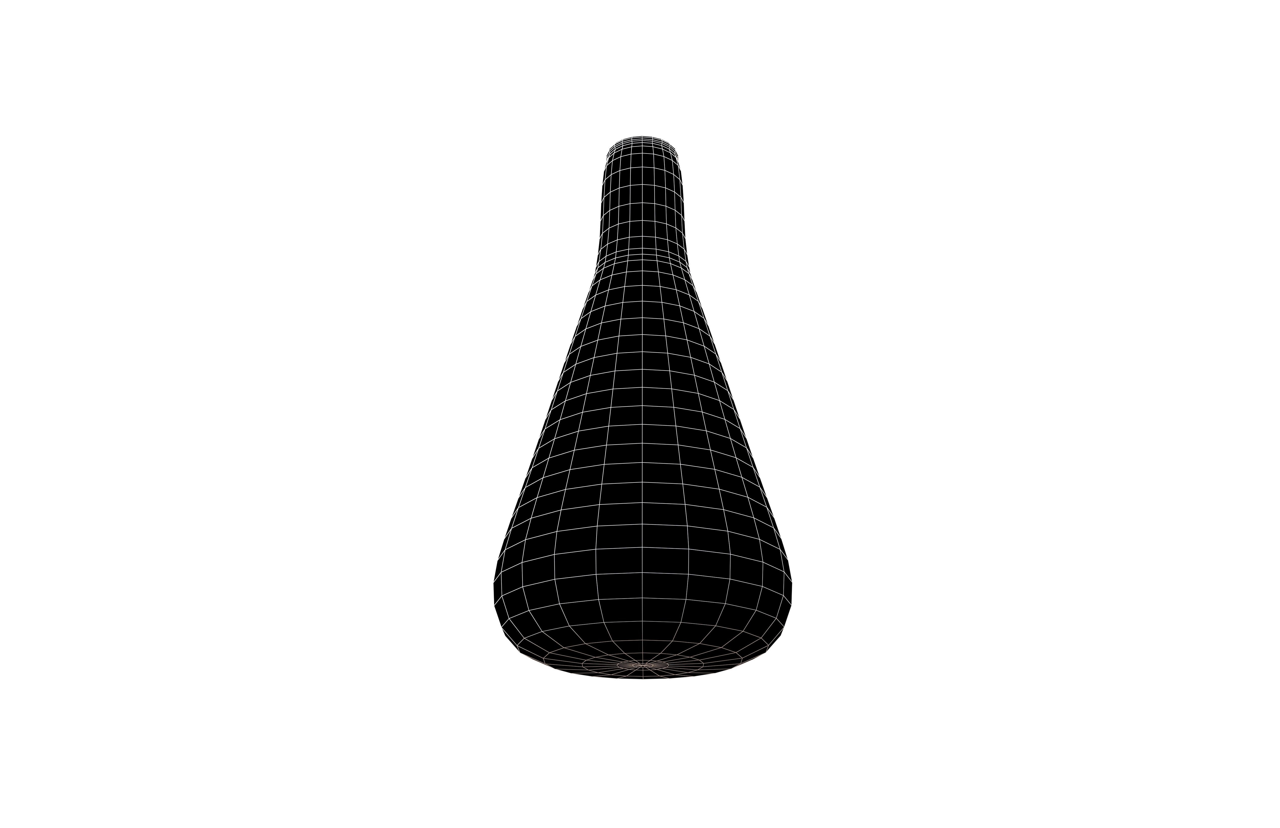 Laboratory Bottle v2 002 Low-poly 3D model_5