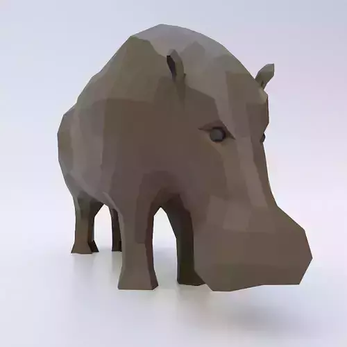 Hippopotamus 3d model
