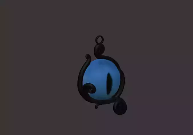 Octopus eye pendant - STL for 3D printing