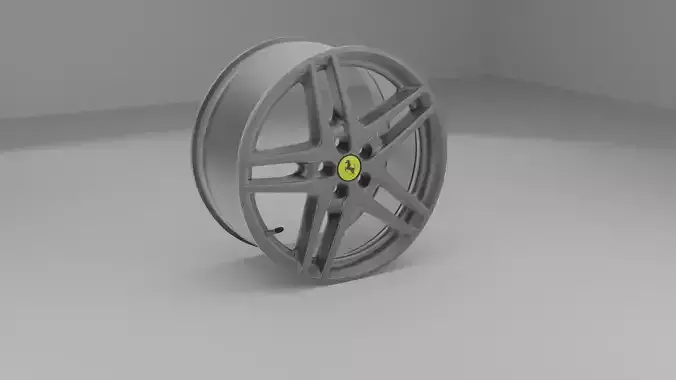Car rim - F430 Free low-poly 3D model