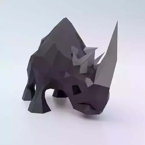 Rhino 3d model rhinoceros