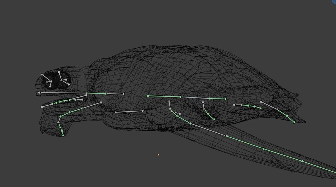 Sea Turtle Animated Low-poly 3D model_32