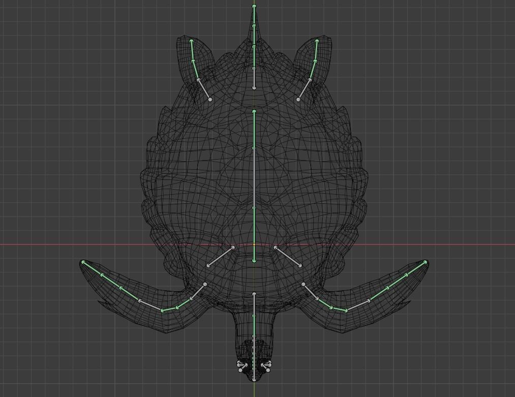 Sea Turtle Animated Low-poly 3D model_31