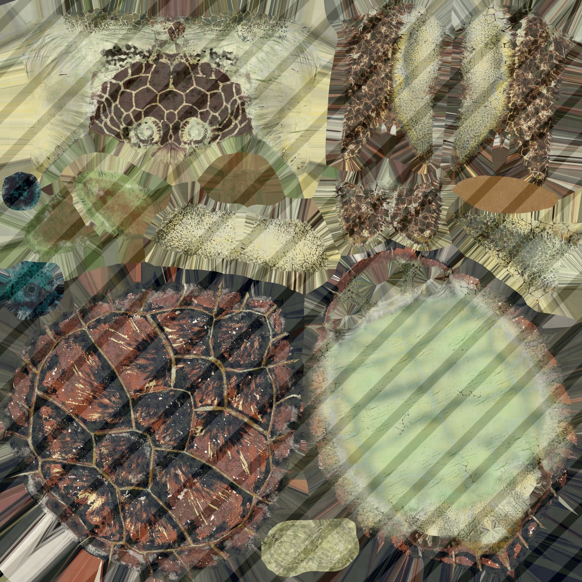 Sea Turtle Animated Low-poly 3D model_34