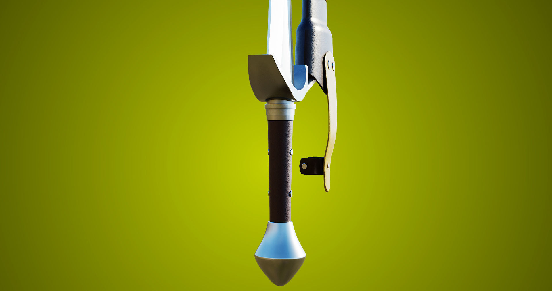 Sword 08 Game-Ready PBR Unity UE Arnold V-Ray Textures Included Low-poly 3D model_26