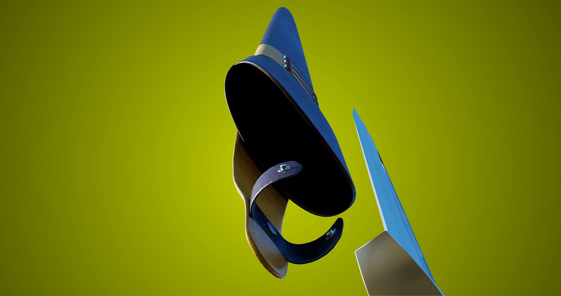 Sword 08 Game-Ready PBR Unity UE Arnold V-Ray Textures Included Low-poly 3D model_30