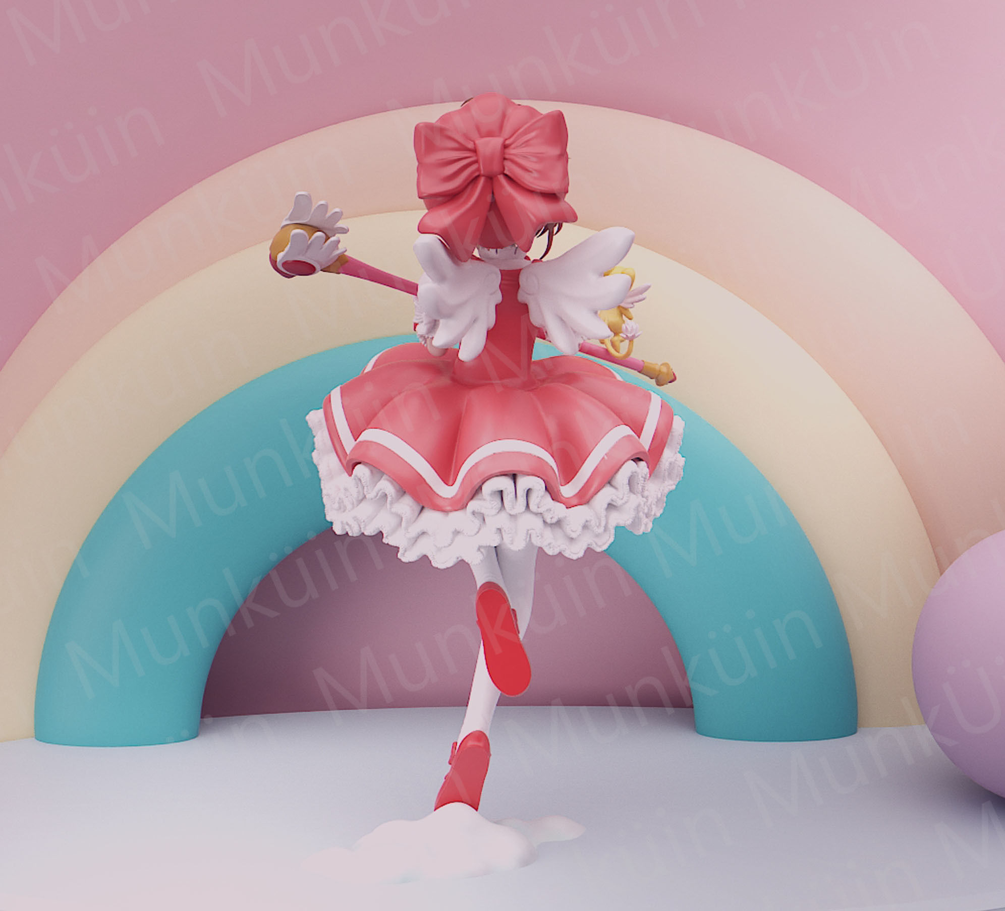 Sakura Card Captor Fan Art Intro 3D print model_14