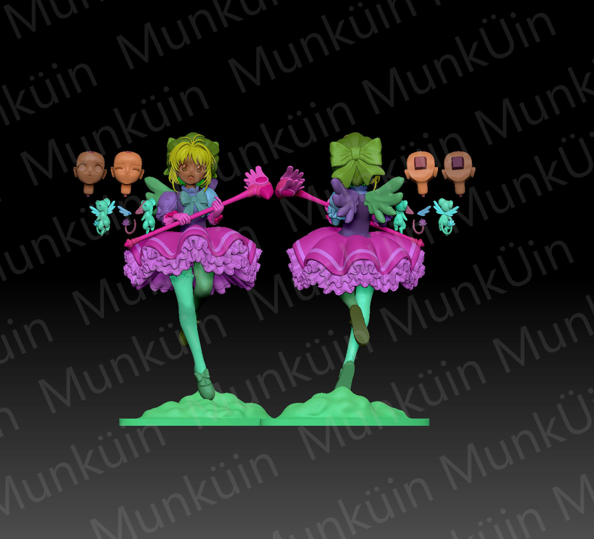 Sakura Card Captor Fan Art Intro 3D print model_12