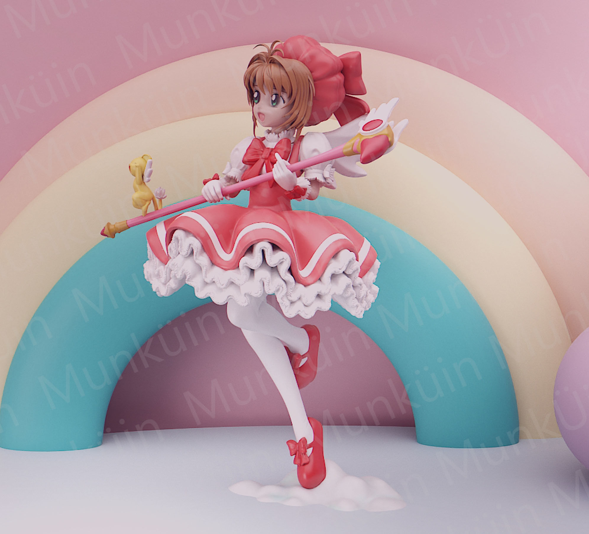 Sakura Card Captor Fan Art Intro 3D print model_15