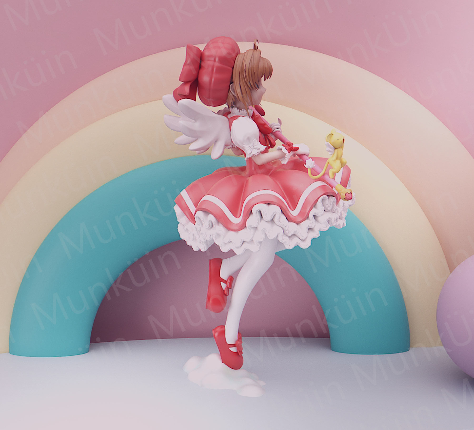 Sakura Card Captor Fan Art Intro 3D print model_16