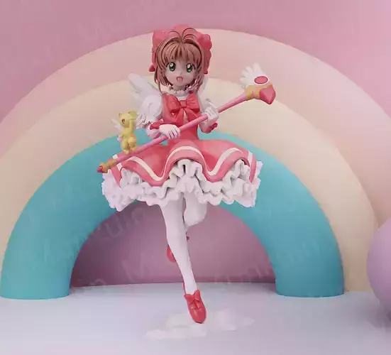 Sakura Card Captor Fan Art Intro 3D print model