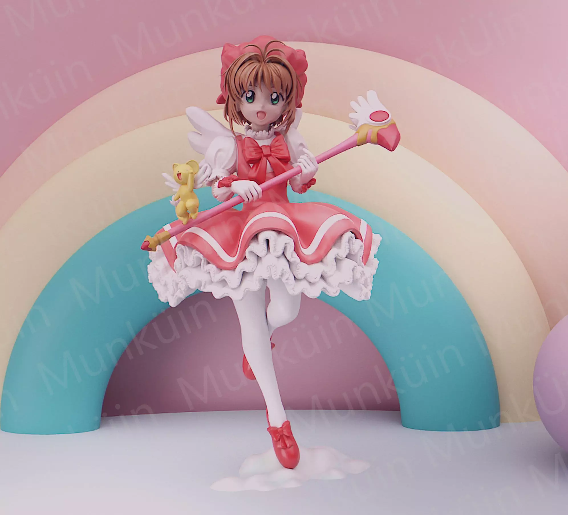 Sakura Card Captor Fan Art Intro 3D print model_0