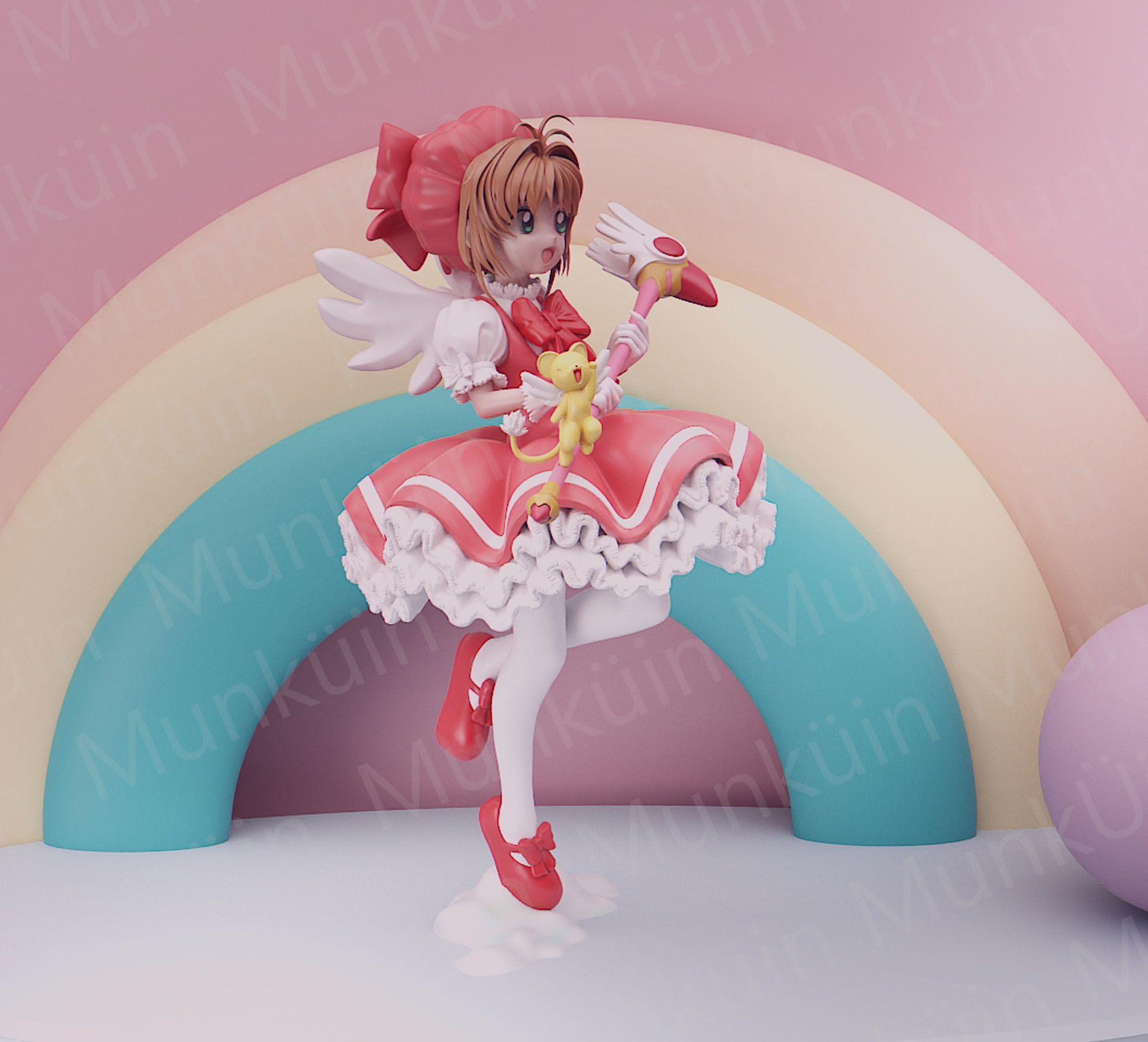 Sakura Card Captor Fan Art Intro 3D print model_20