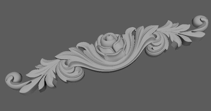 dekor ornament 3D model_3