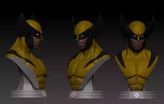 Wolverine Bust STL