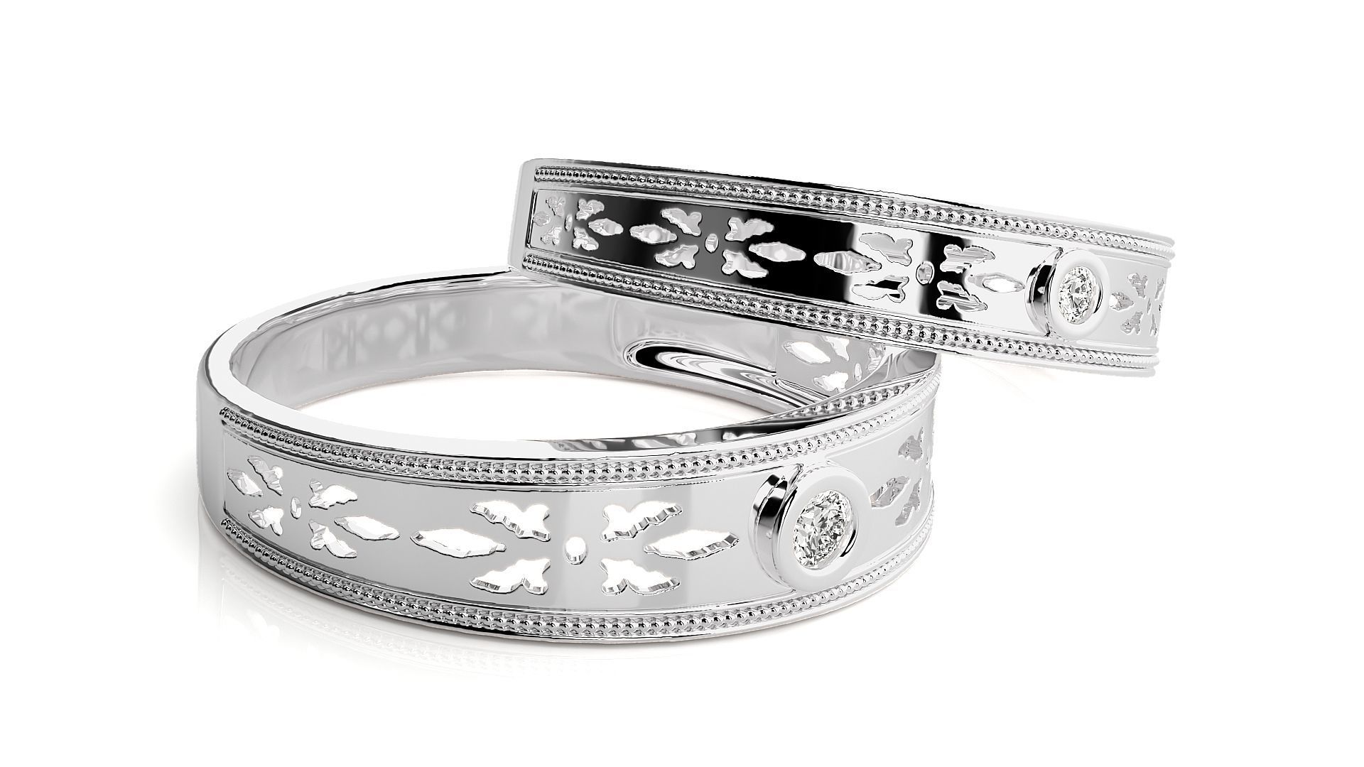 Wedding Band - 548 3D print model_6