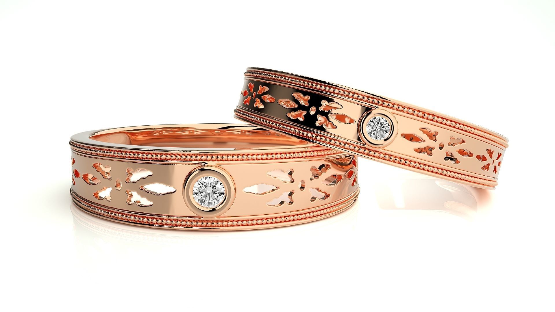 Wedding Band - 548 3D print model_1