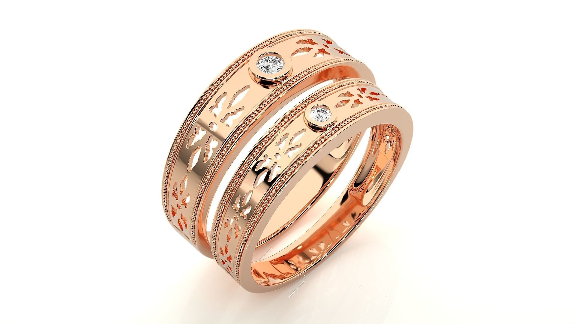 Wedding Band - 548 3D print model_4