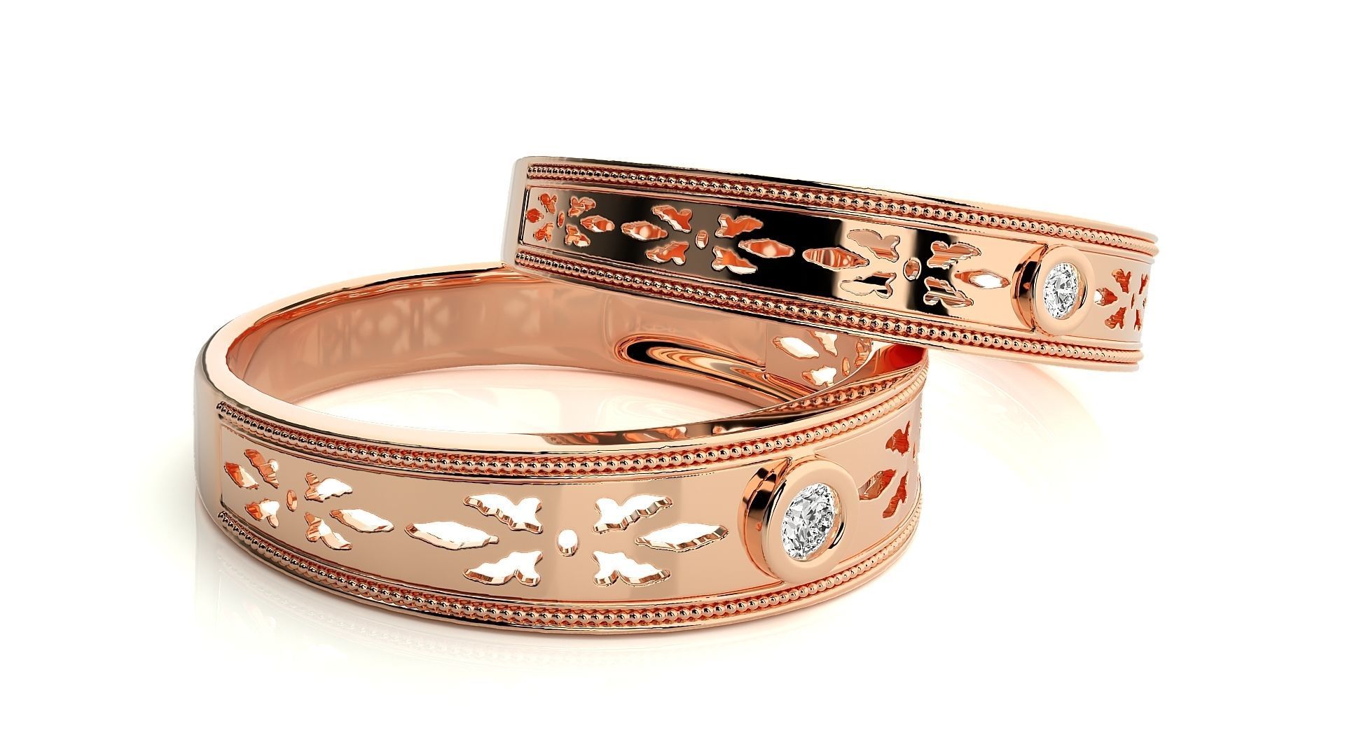 Wedding Band - 548 3D print model_2