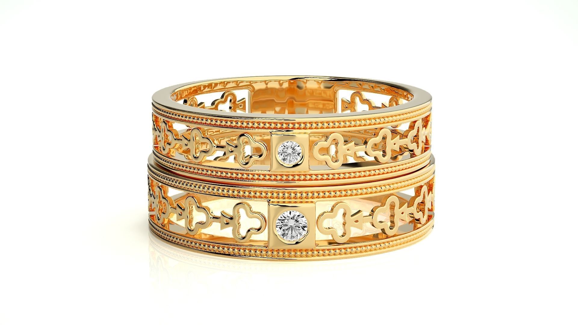 Wedding Band - 808 3D print model_10