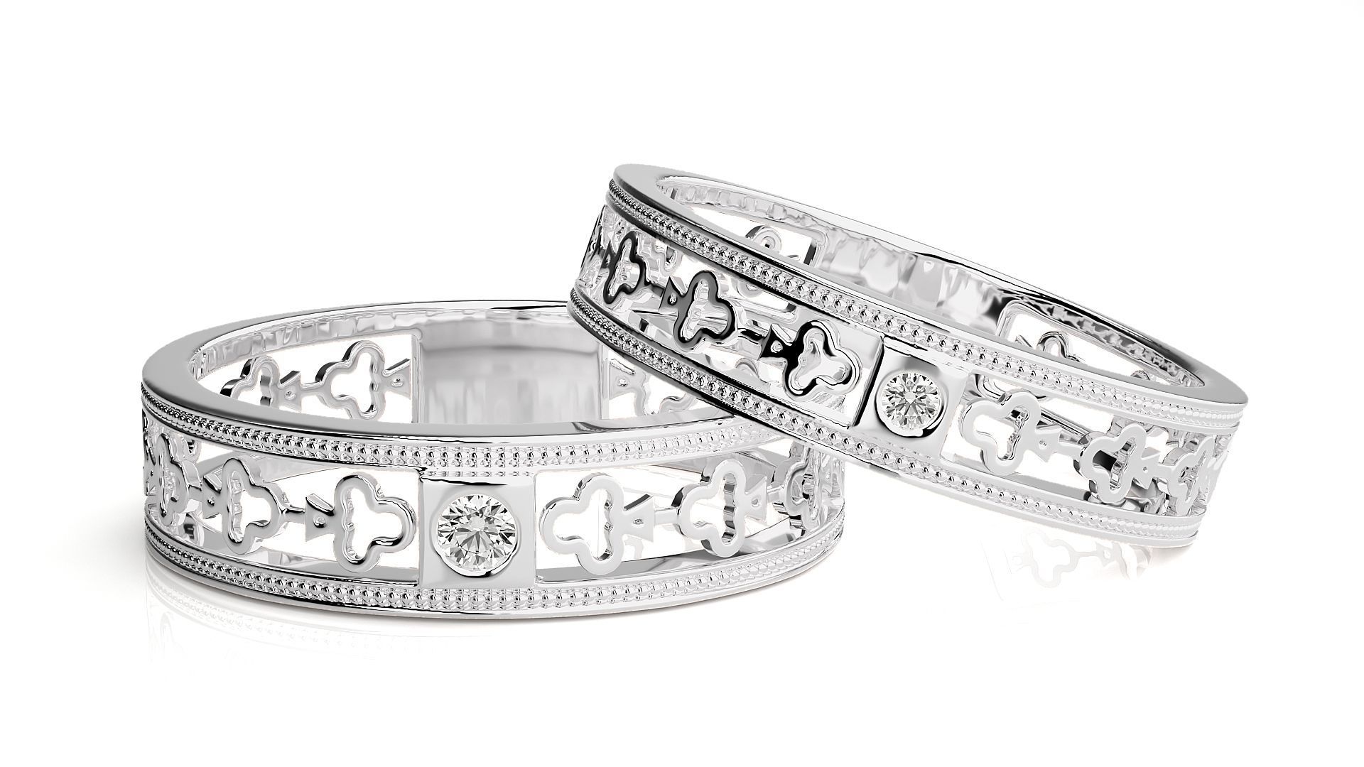 Wedding Band - 808 3D print model_6