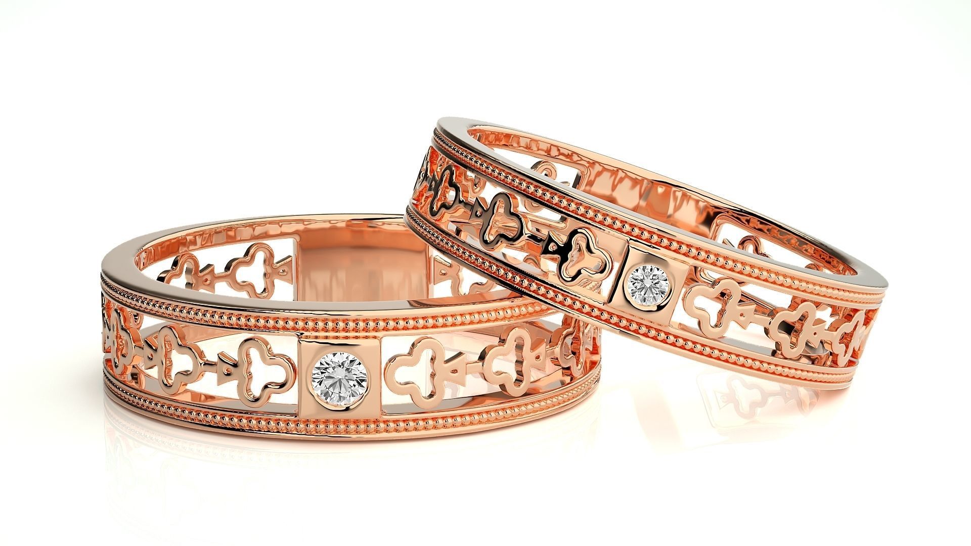 Wedding Band - 808 3D print model_2