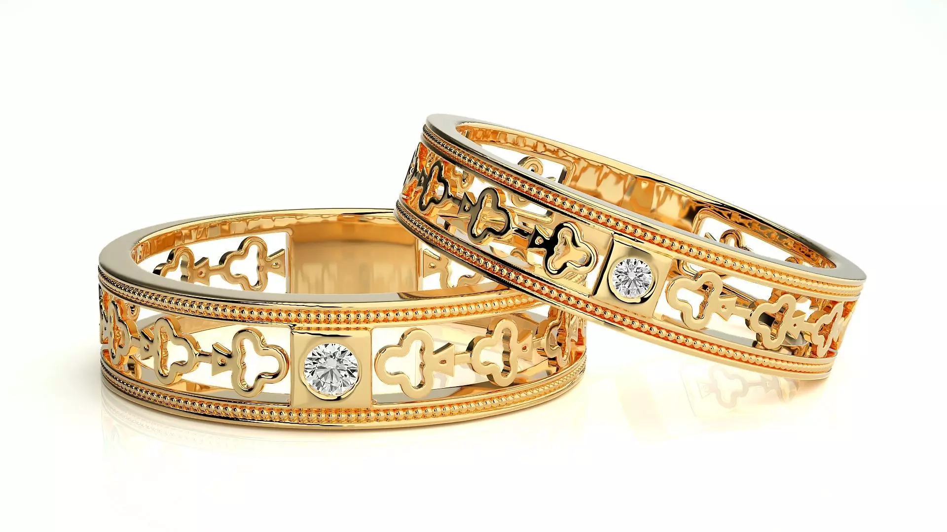 Wedding Band - 808 3D print model_0