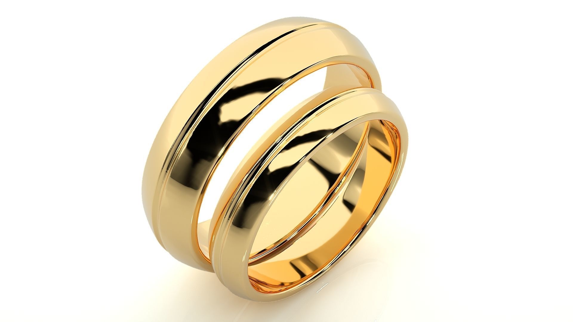 Wedding Band - 108 3D print model_12