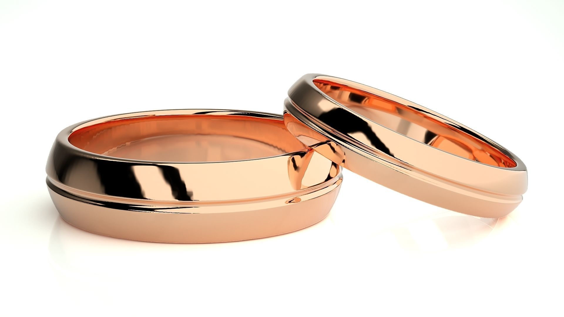 Wedding Band - 108 3D print model_1
