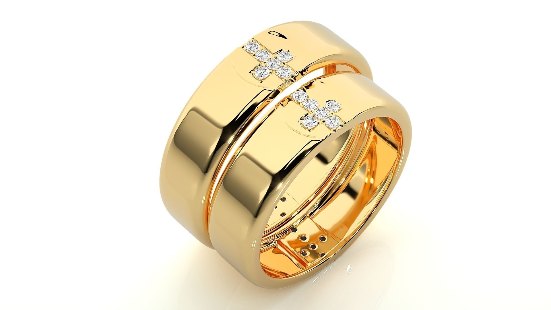 Wedding Band - 2165 3D print model_12