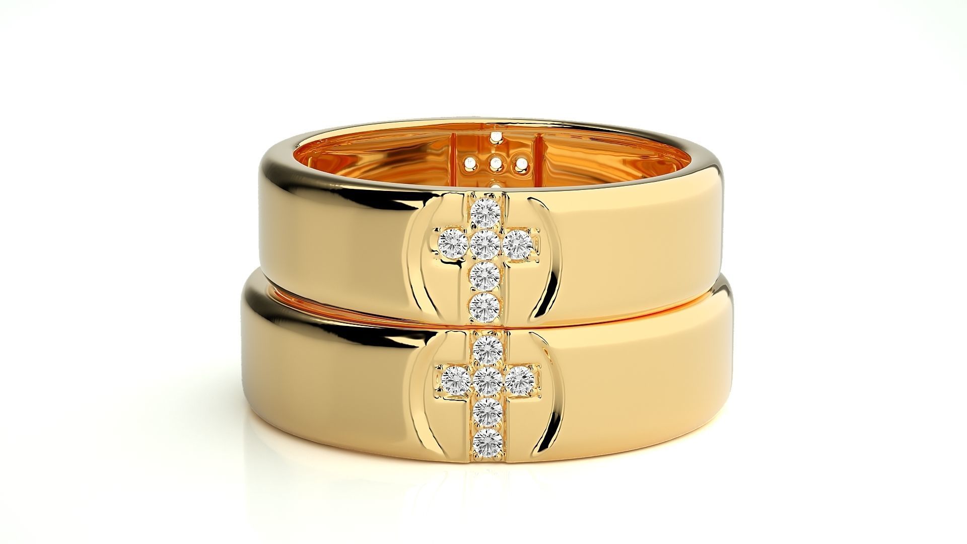 Wedding Band - 2165 3D print model_11