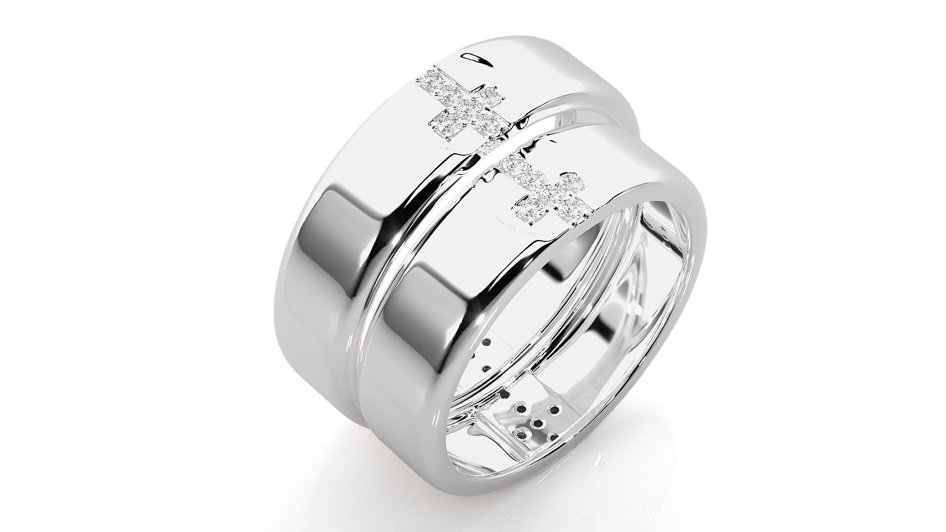 Wedding Band - 2165 3D print model_9