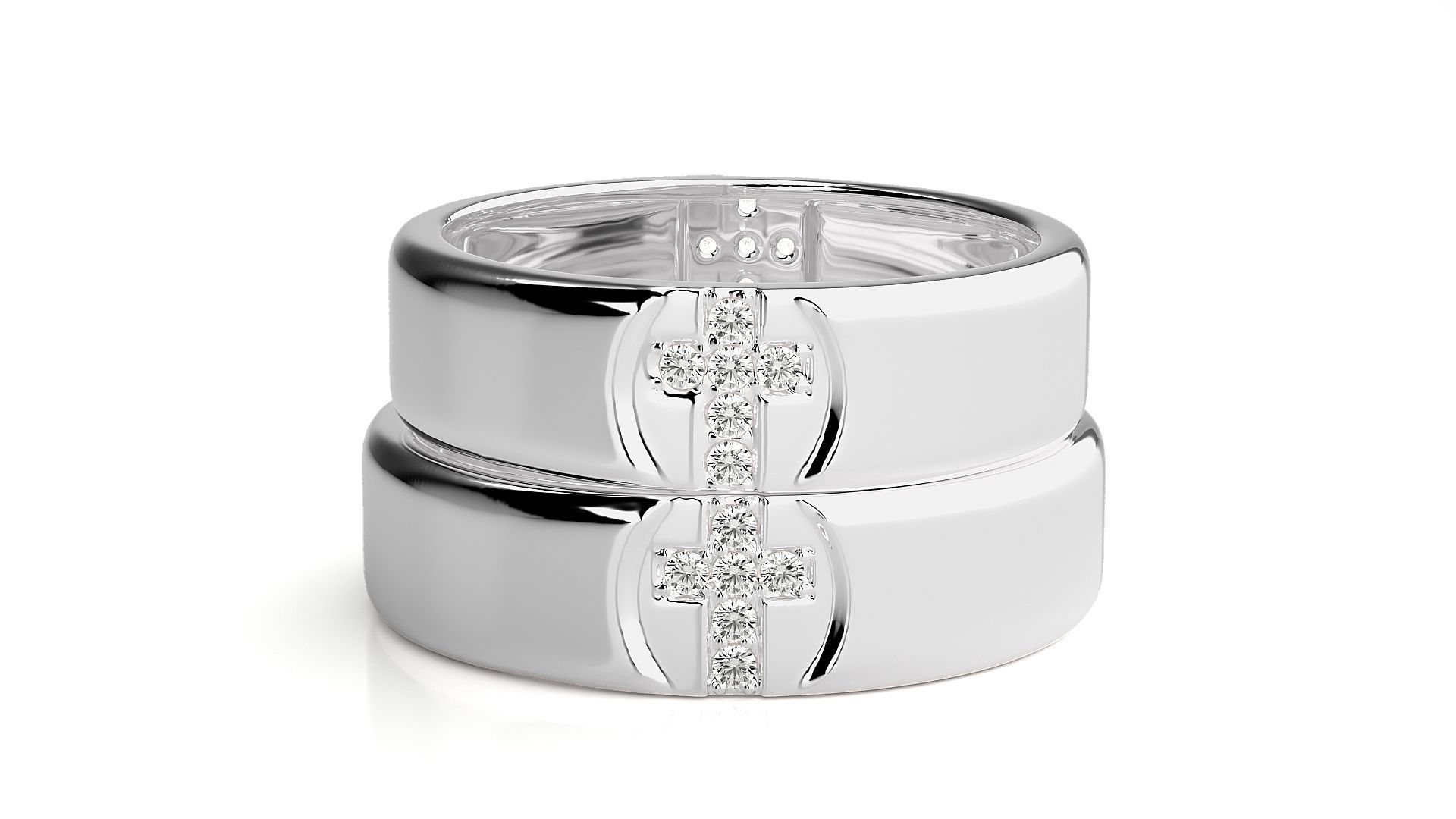 Wedding Band - 2165 3D print model_8