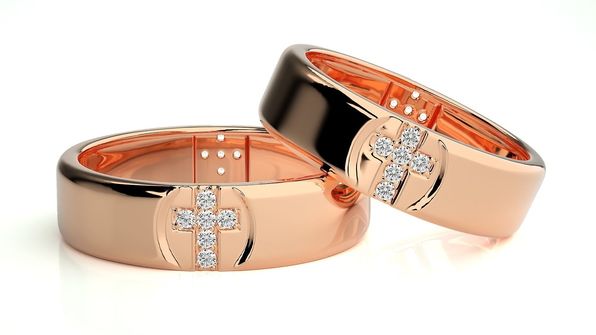 Wedding Band - 2165 3D print model_1