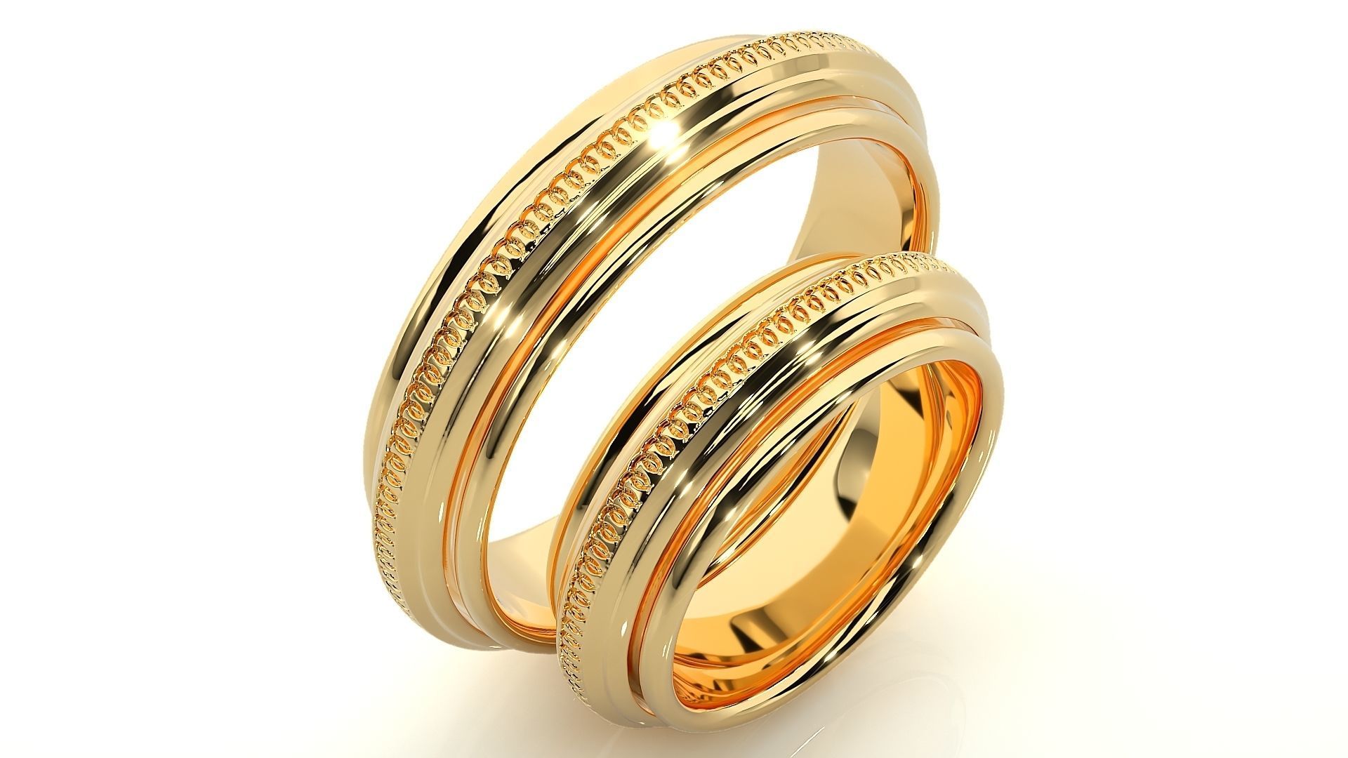 Wedding Band - 2888 3D print model_12