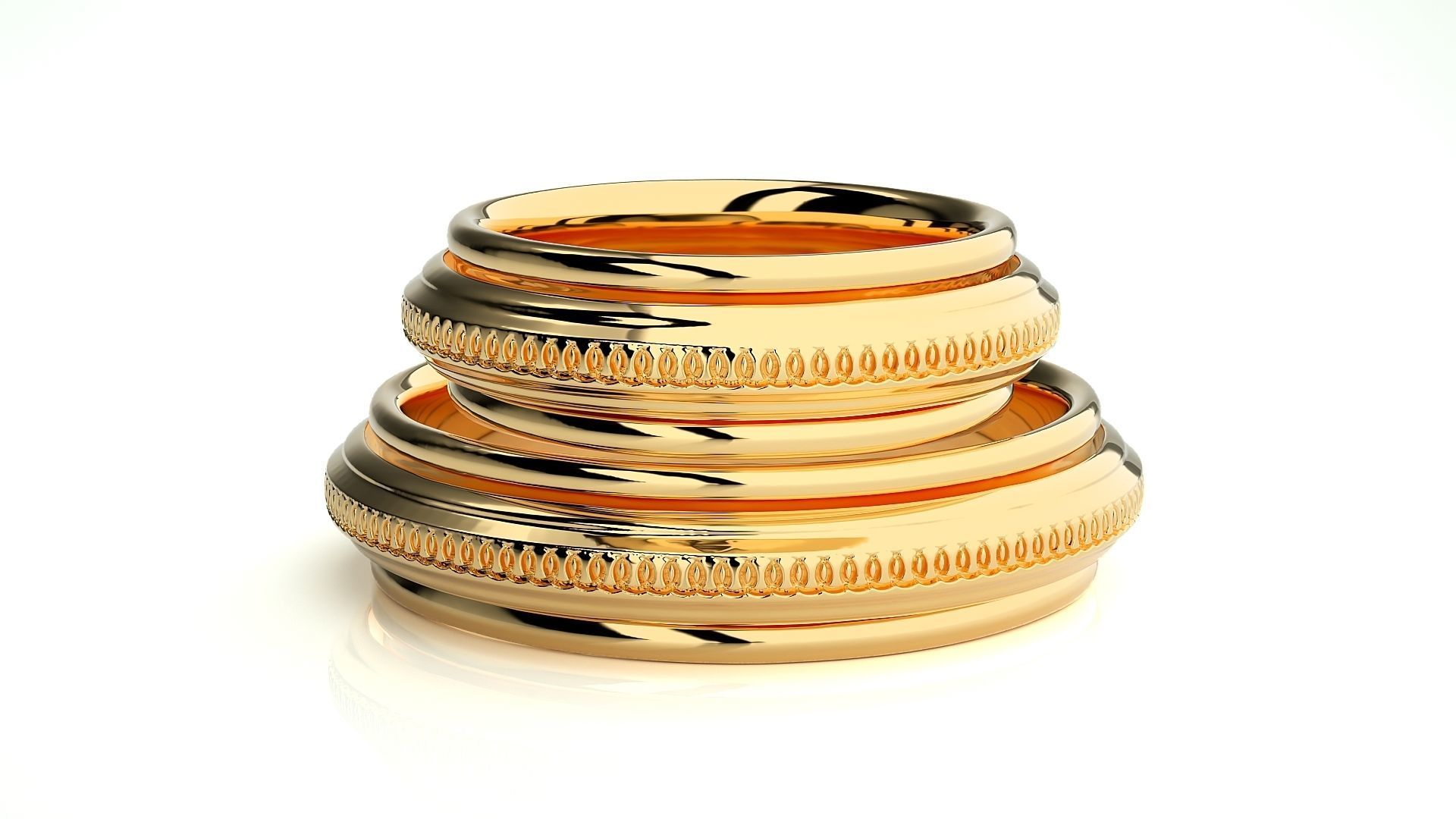 Wedding Band - 2888 3D print model_11