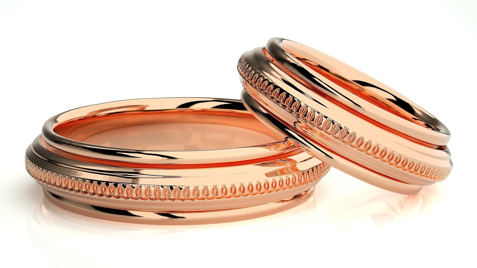 Wedding Band - 2888 3D print model_1