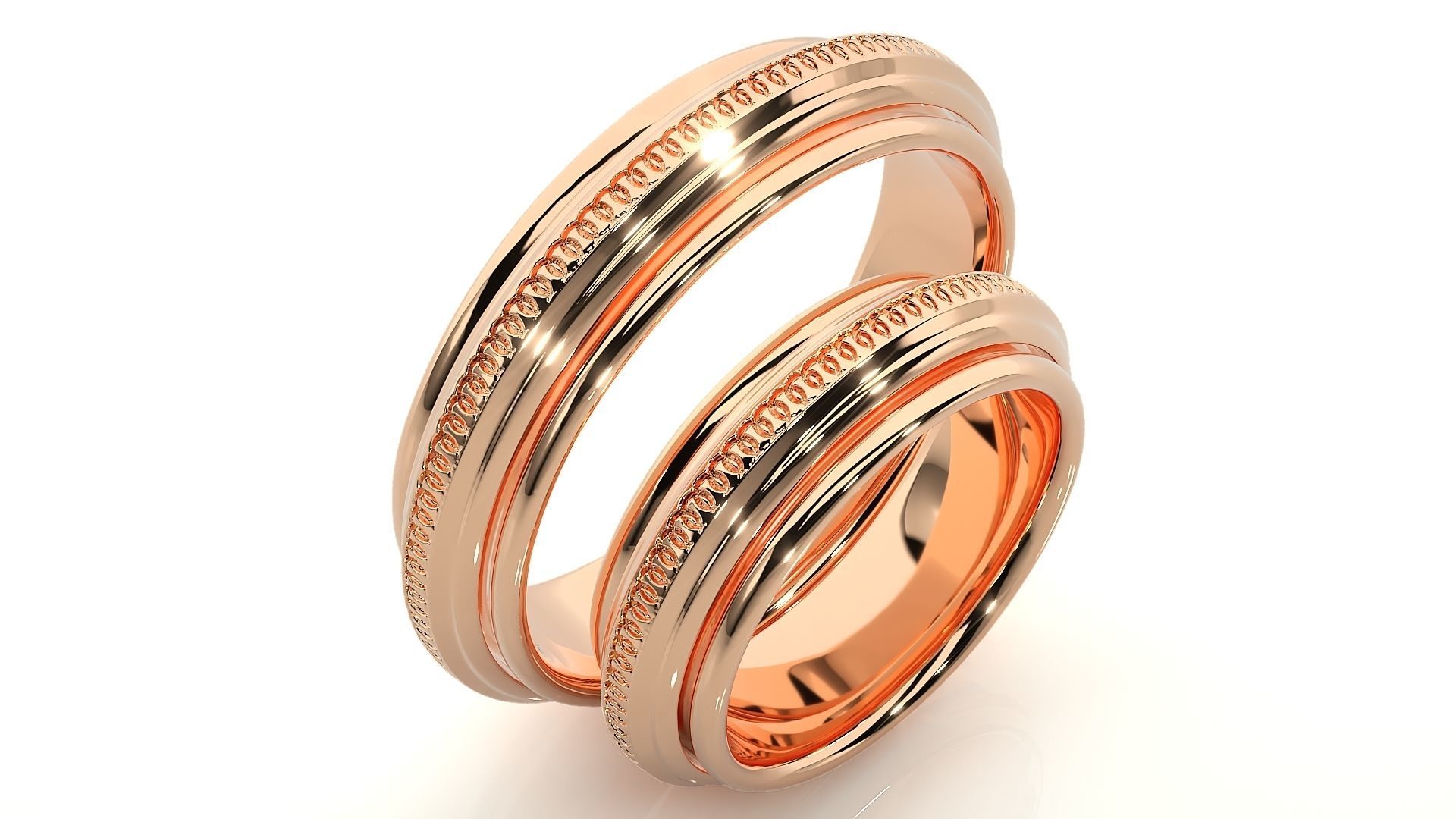 Wedding Band - 2888 3D print model_4
