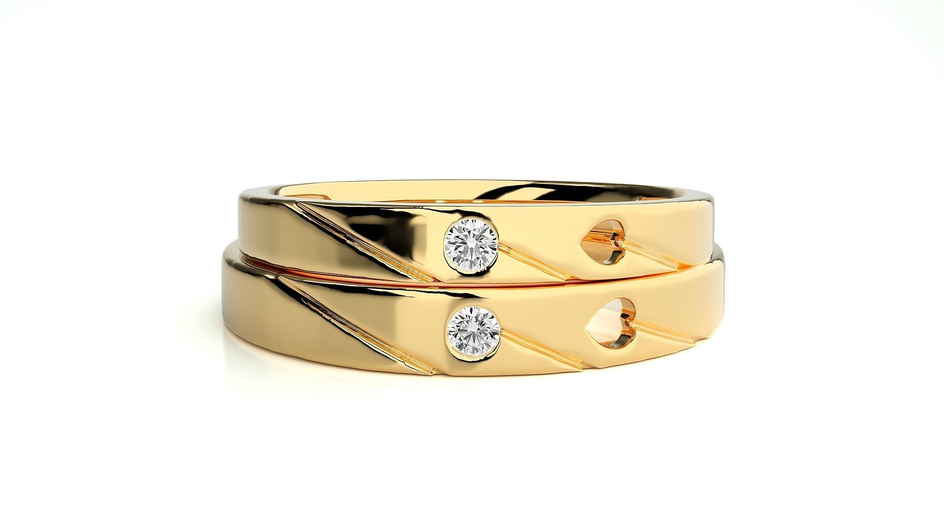 Wedding Band - 4440 3D print model_11