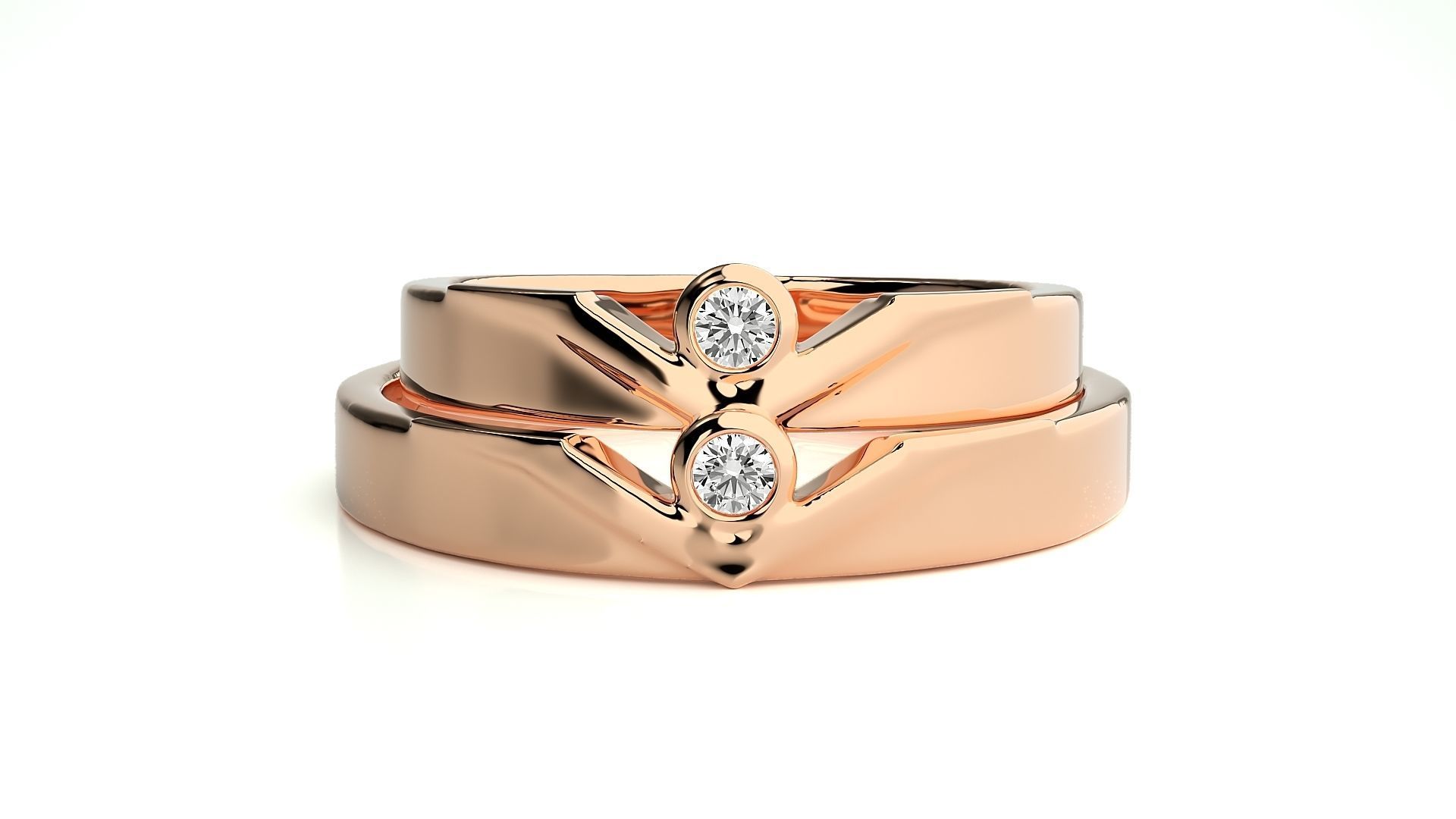 Wedding Band - 4525 3D print model_3