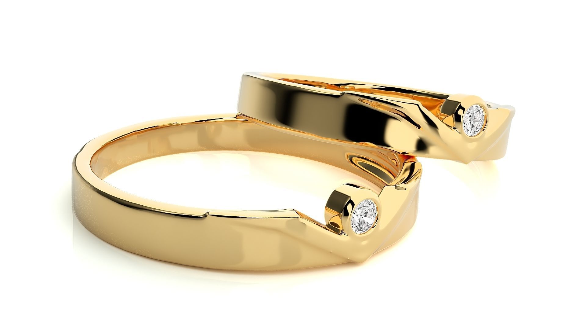 Wedding Band - 4525 3D print model_10