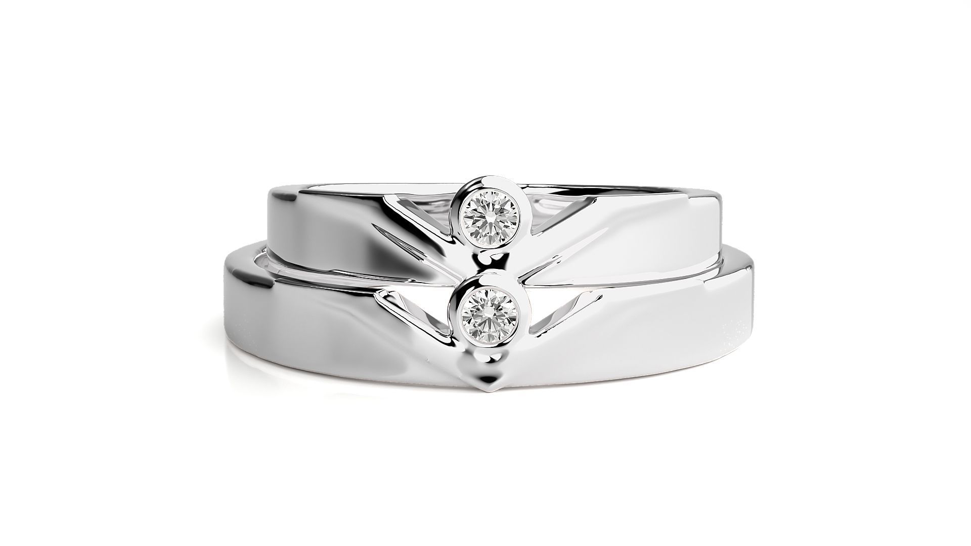 Wedding Band - 4525 3D print model_8