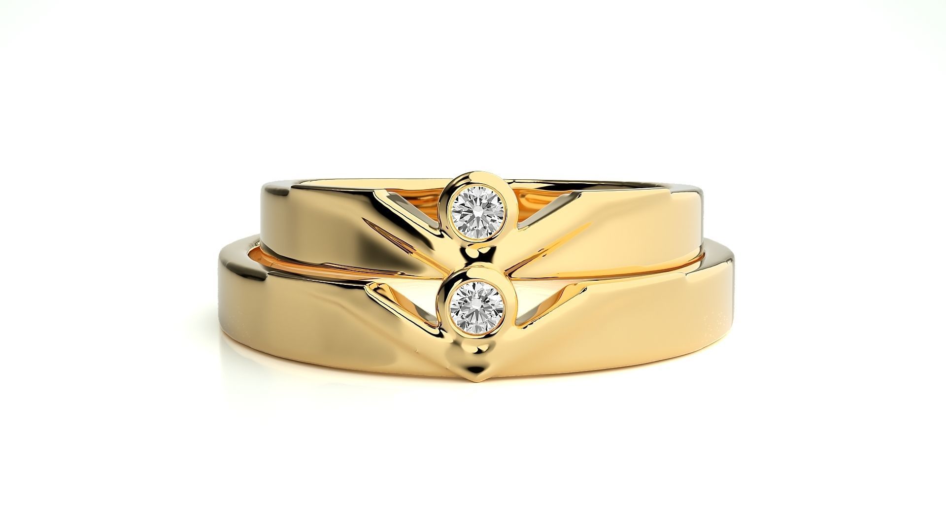 Wedding Band - 4525 3D print model_11