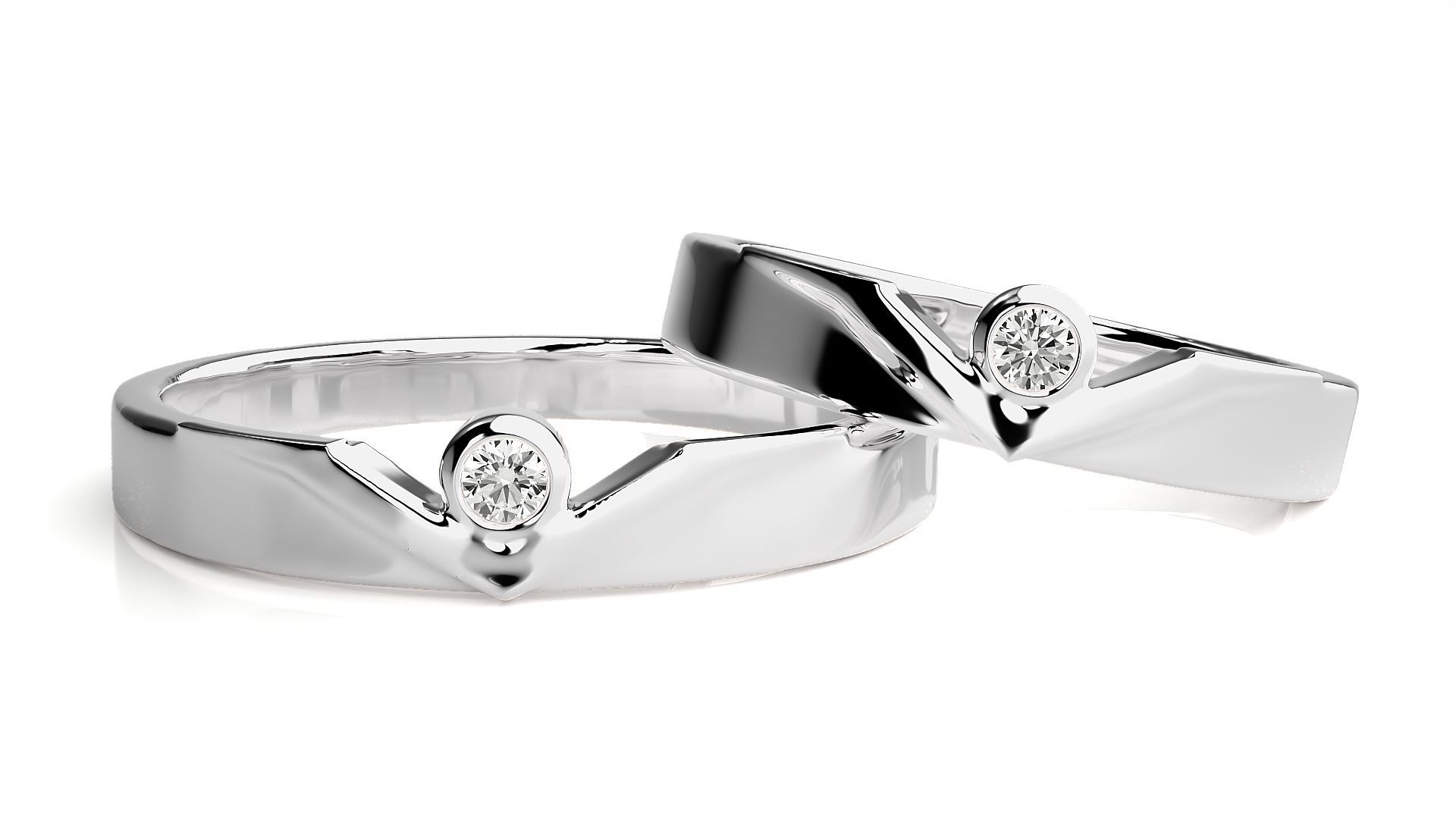 Wedding Band - 4525 3D print model_6